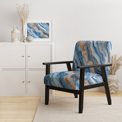 Fauteuil rembourré Mid-Century