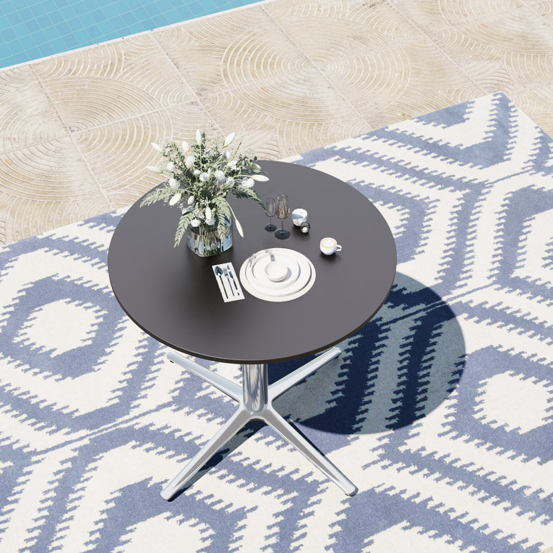 Round Outdoor Bistro Table , 76cm cm W 76cm cm D