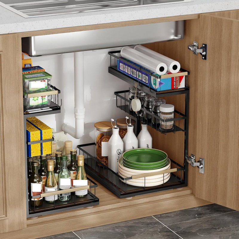 Stainless Steel Under Sink Organiser