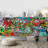 Vibrant Graffi Street Paint Peel & Stick Abstract Border-93868256