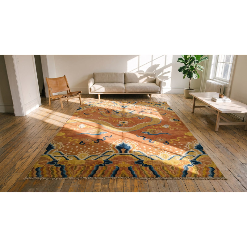 Antique Chinese Ningxia 1750s Rug
