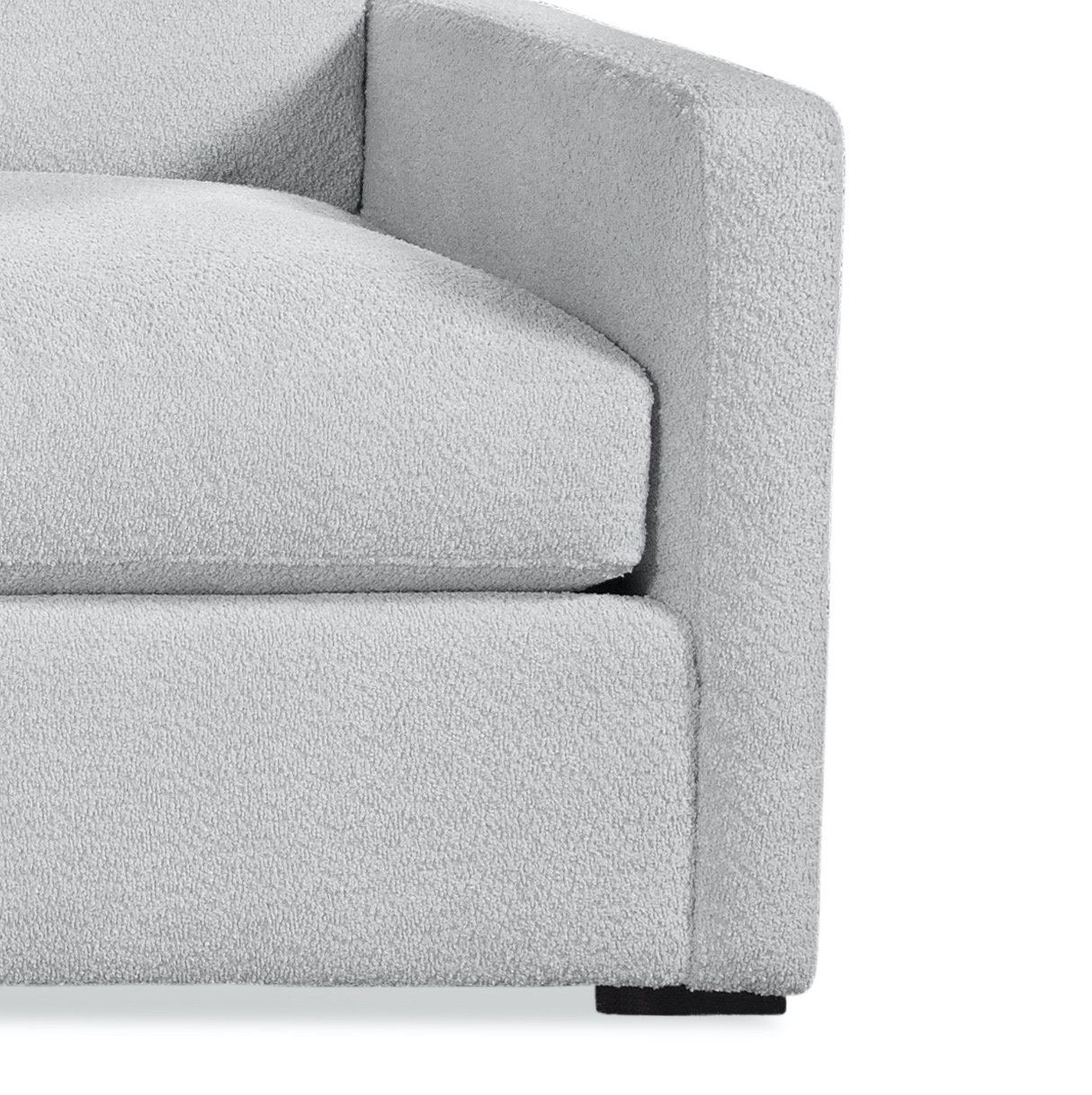 Bel-Air Upholstered Chaise Sectional, Snow Crypton Performance; 0884-91, Left Hand Facing, Java