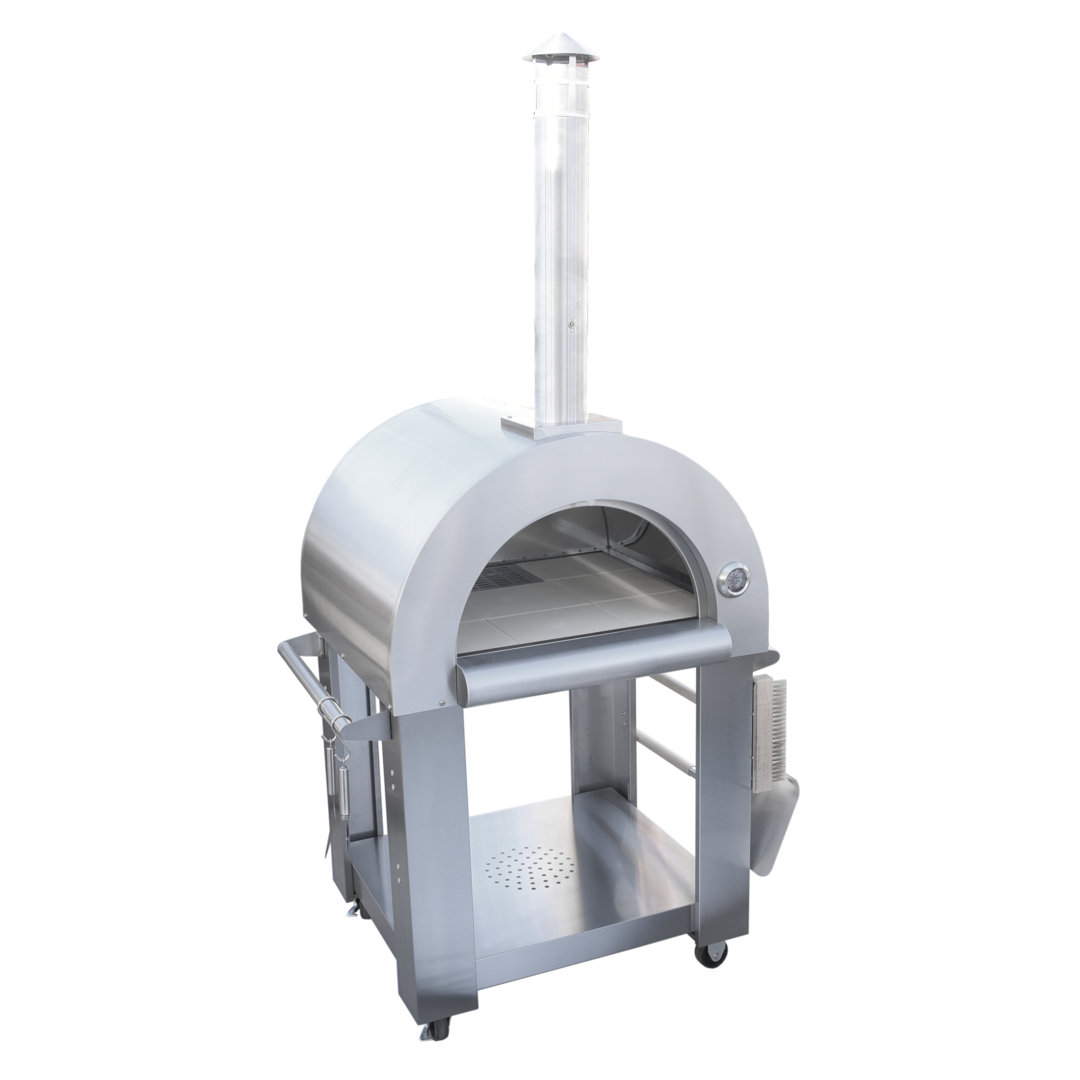 Kokomo Grills Stainless Steel Free Standing Wood Burning Pizza Oven Kokomo Grills