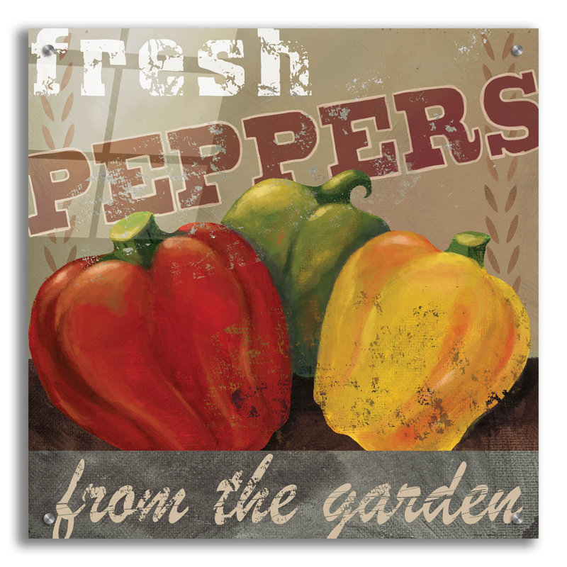  «Farm Fresh 5» par Fiona Stokes-Gilbert, art mural en verre acrylique, H 24 po x l 24 po x P 0,2 po