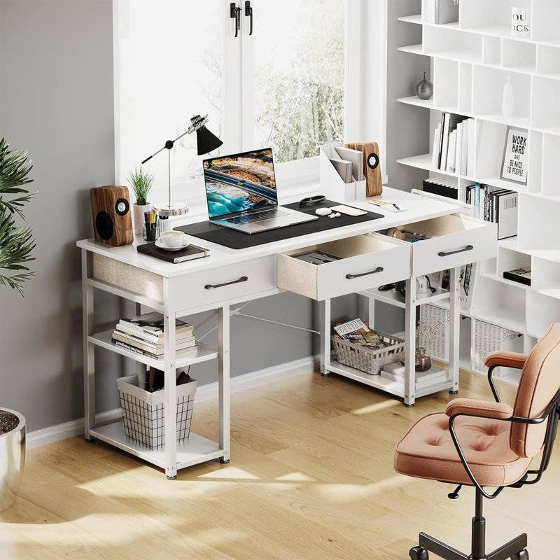 Madani Solid Wood Base Computer Desk