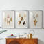 Coquillages antiques sur lin I - Impression sur mesure de qualité supérieure encadrée sur mesure - 3 pièces-253600628-253600584