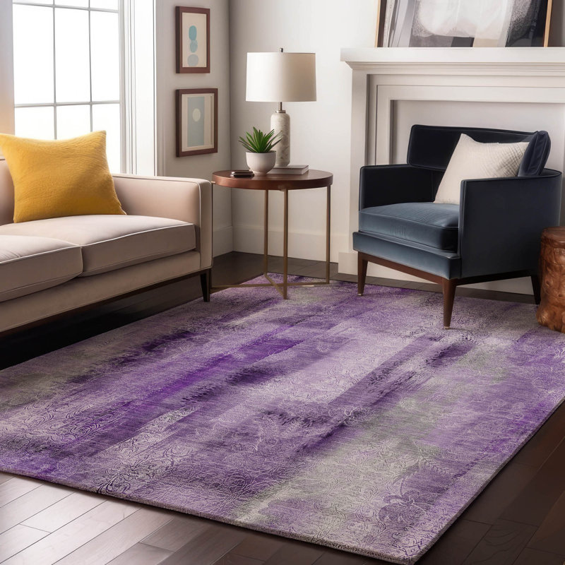 Cerrito Area Rug with Non-Slip Backing, Rectangle 8' x 10'