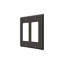Deltana SWP4741U10B Switch Plate; Double Rocker; Oil Rubbed Bronze Finish-776158656