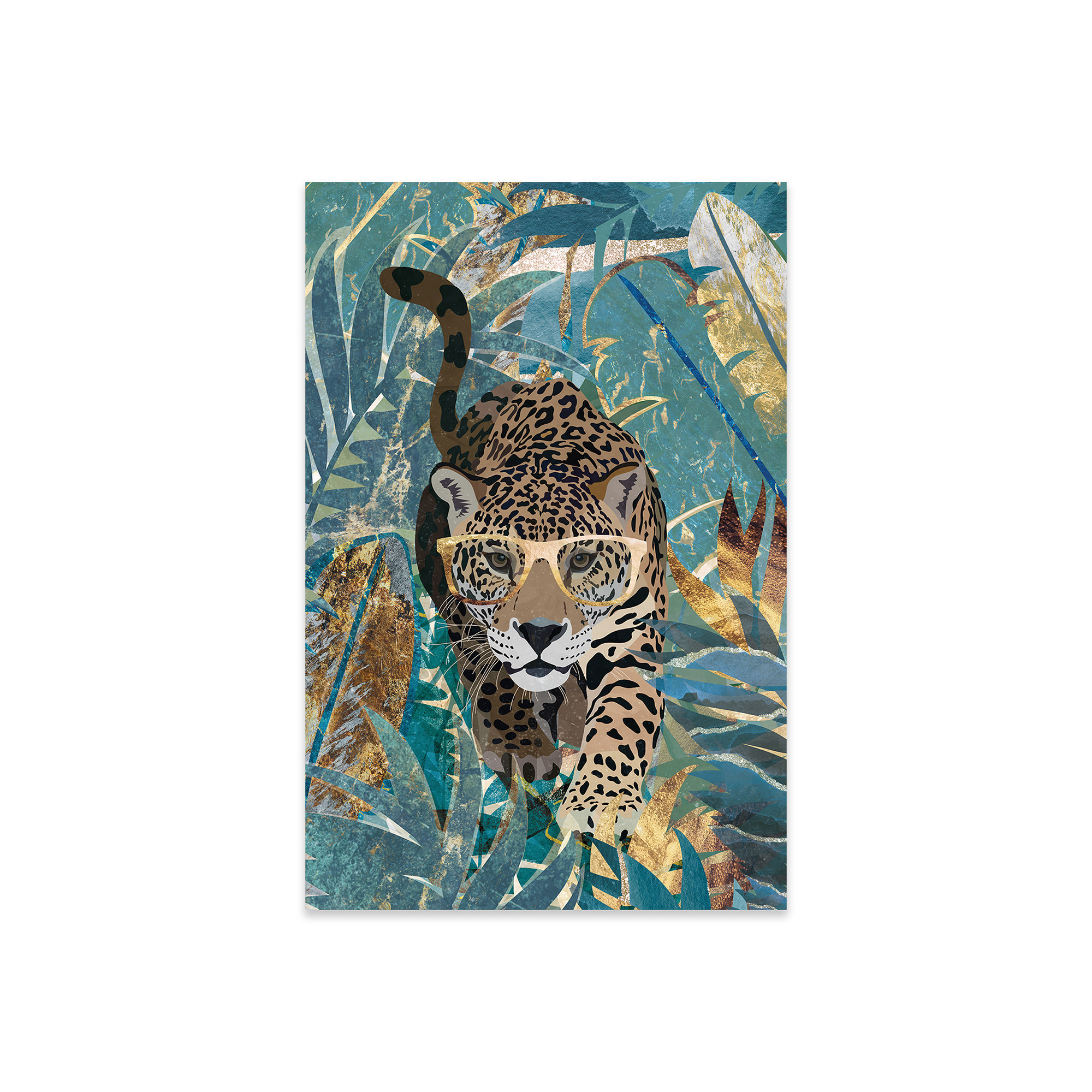 Trinx Curious Jaguar In The Jungle On Plastic / Acrylic by Sarah