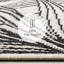 Tapis scandinave floral intérieur / extérieur blanc-1170568363