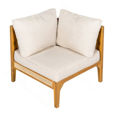 Chaise d'angle d'extérieur
