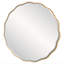 Aneta Wood Round Wall Mirror