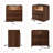 Avenley 24" Modern Nightstand with LED Light & Charging Station, 2 Handleless Drawers End Table with Open Shelf, Curved Profile, Side Table for Bedroom, Living room-700862546-700862544