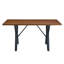 Table de salle à manger d'intérieur avec pieds en métal