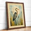Heron in Marsh Coastal - Framed Print-10417594-10417573