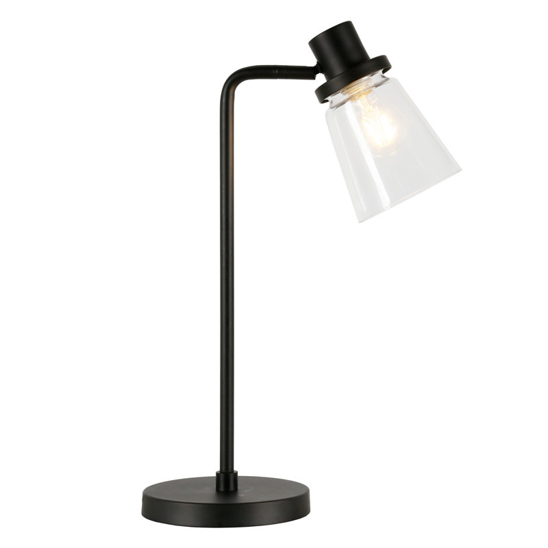 Lampe de table arquée 21 po Granville, Bronze noirci