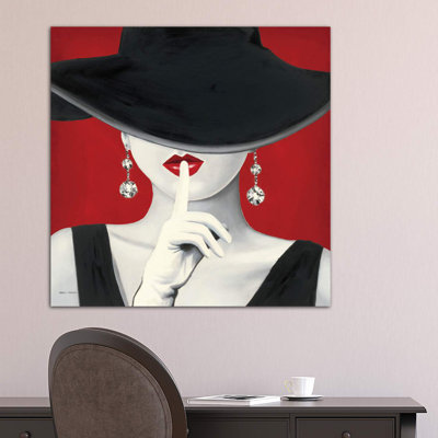 «Haute Chapeau Rouge I» par Marco Fabiano - reproduction d'art