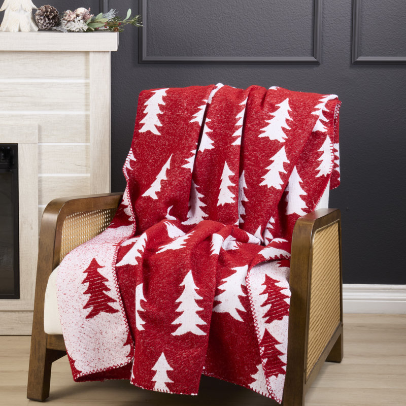 Jeté Holiday Tree, Rouge