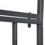 Tonnelle de jardin en métal avec portes doubles 81 po Outsunny