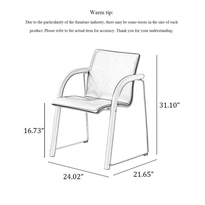 Chaise de salle à manger moderne et simple