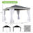 EROMMY 12FT X 12FT Hardtop Gazebo, PRO Premium Gazebo