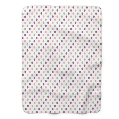 Retro Pastel Trend - Couverture sherpa de qualité supérieure 1 pièce