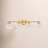 Besima 4-Light Hammered Glass Dimmable Vanity Light-781668505