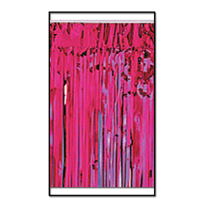 Forontenac Sheer Curtain Single Panel, Cerise