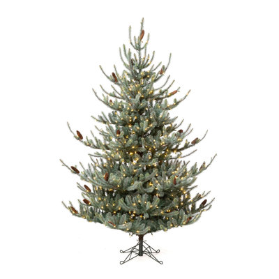 Pre-Lit Blue Spruce Fir Christmas Tree