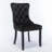 Tufted Solid Wood Velvet Upholstered Dining Chair-883621107
