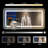 Akilan Frameless LED Vanity Mirror with Front-lit and Back-lit, Memory Function, 3 Color Temperatures & Dimmable Light, Anti-fog Tempered Glass ETL Mirror-1791807104