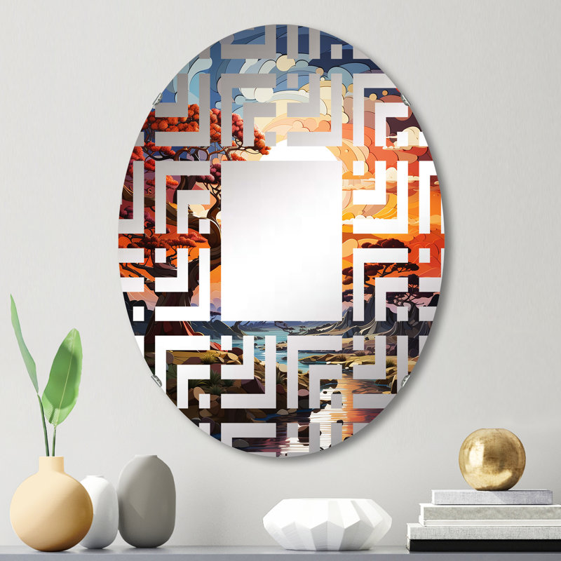 Oval Mirror, 29.5" x 19.6"