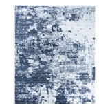 Overdyed One-of-a-Kind Rectangle 8'2" X 9'10" Hand Knotted Area Rug