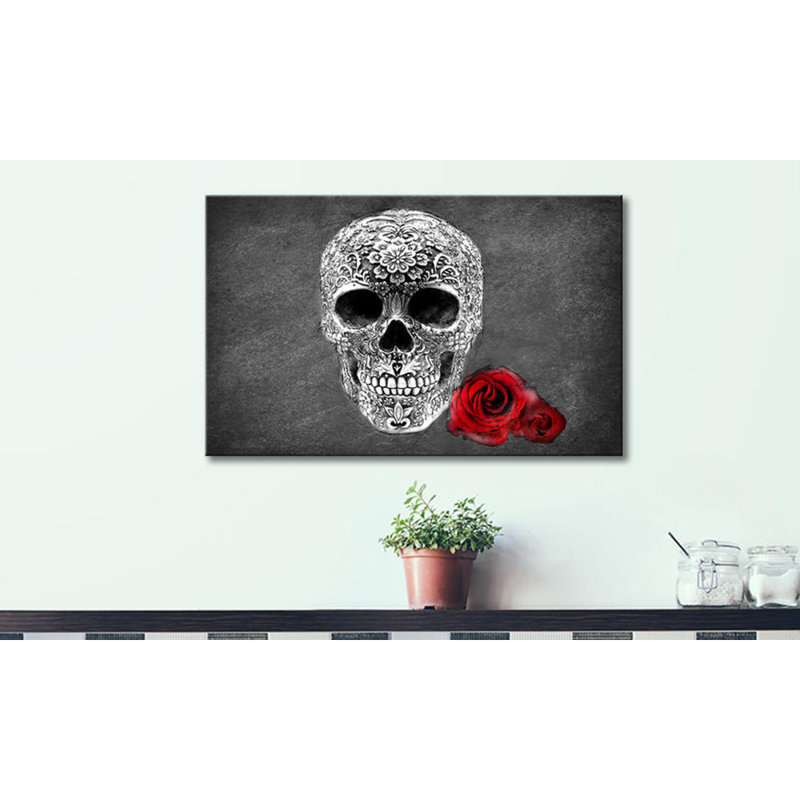 'Day of the Dead' - Wrapped Canvas Graphic Art, 100% cotton canvas, 80cm H x 100cm W