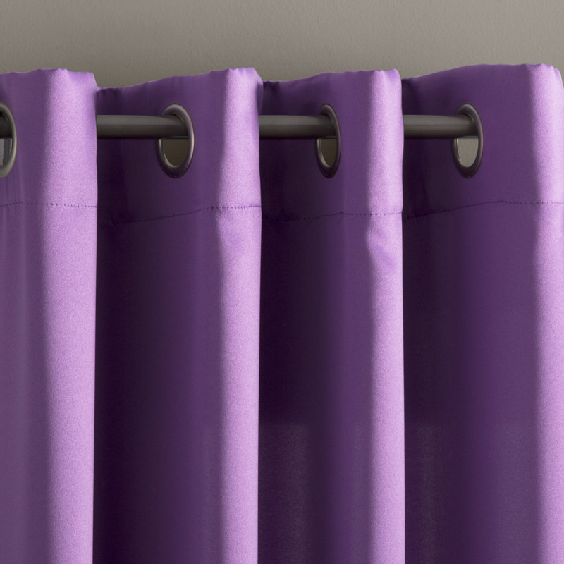 Panneau de rideau à oeillets à économie d'énergie thermique - Basics by Wayfair ™, Vert sauge, l 40 po x L 95 po