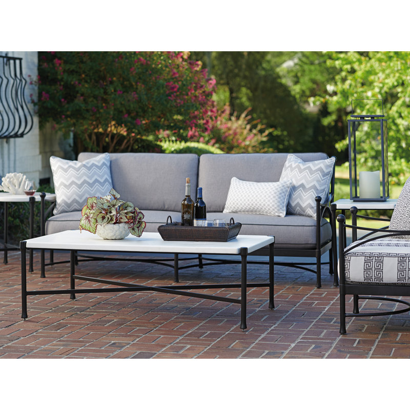 Pavlova Black Transitional Rectangular Cocktail Table