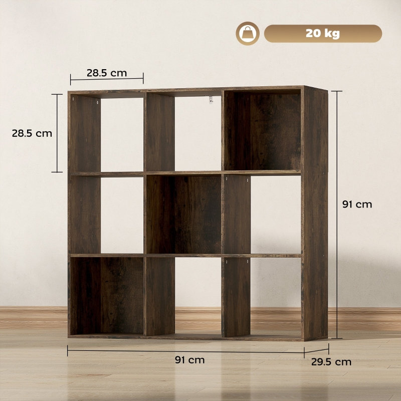 91 cm W Display Cabinet China Cabinet, Brown