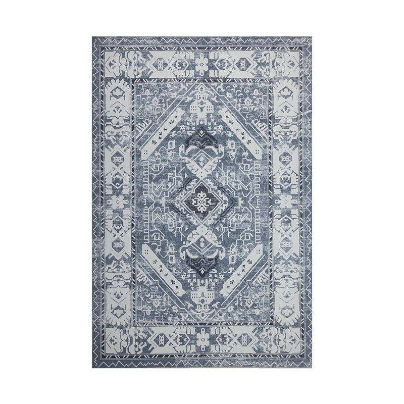Tapis rectangulaire Armya avec envers antidérapant, Rectangle 4 pi x 6 pi