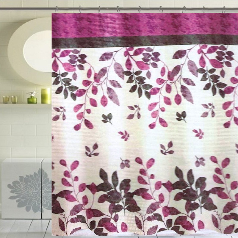 BuckardyWell Floral Shower Curtain