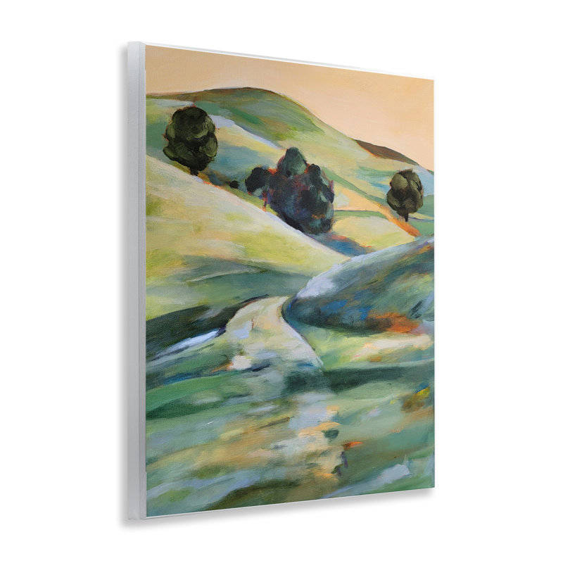 Morning Light Hillside Wall Plaque, design by 1x