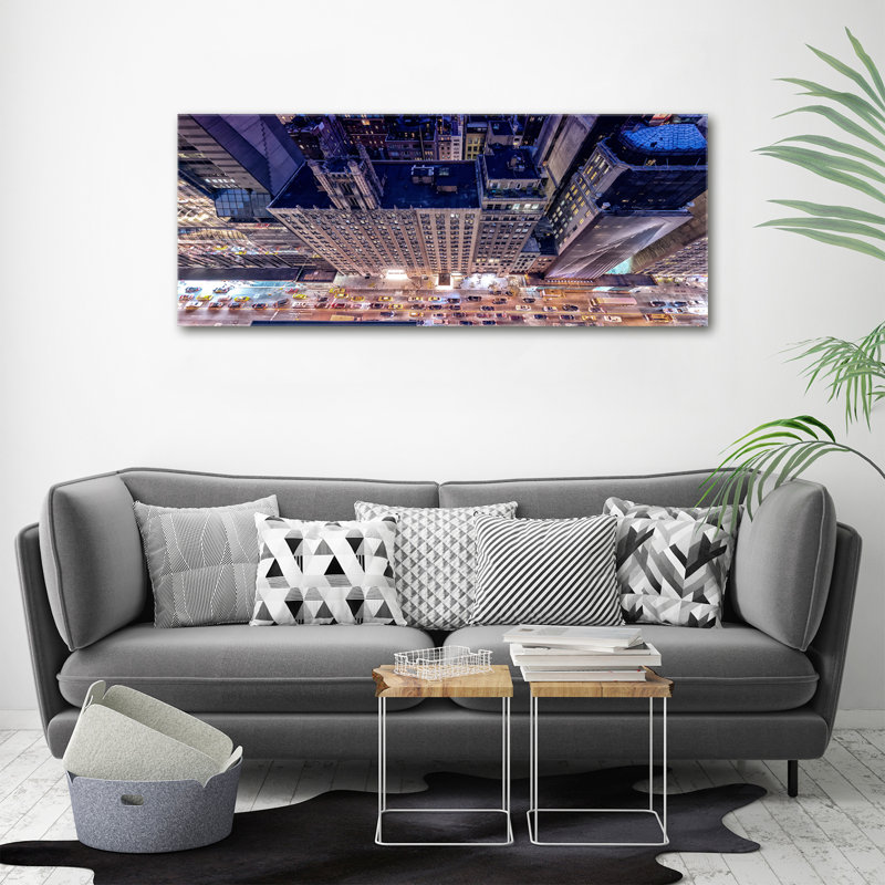 New York By Night - Print, Canvas, 50cm H x 100cm W x 2cm D