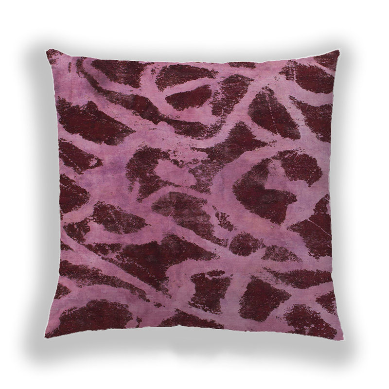 Coussin Abstract 1370, Microsuède