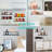 Wall Mounted Spice Racks Set Of 4