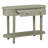 Elegant Retro Console Table with Curved Design and Smooth Glaze for Entryways-1564128846