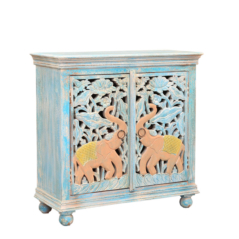90cm Solid Wood Sideboard