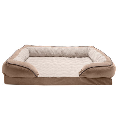 Jumbo Velvet Waves Perfect Comfort Sofa Pet Bed
