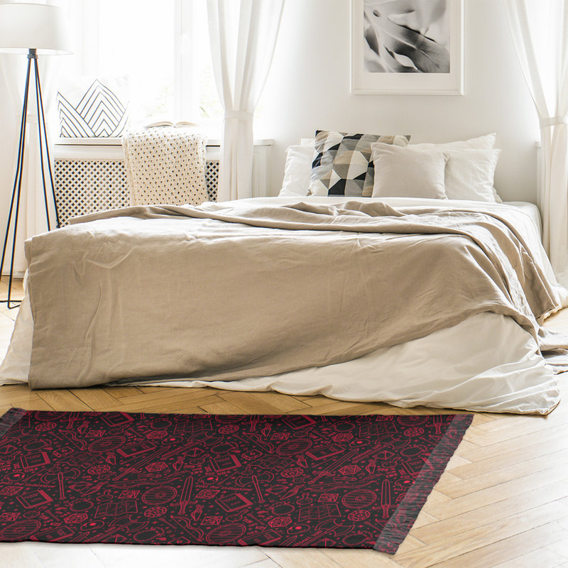 Tapis rpg black/red area lines Mcguigan, Non