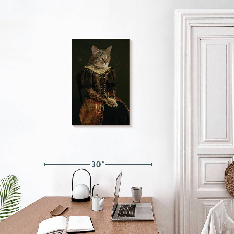 Ketti Aristocratic Cat, 24" H x 16" W