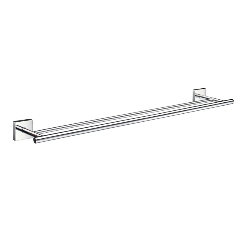 Double barre à serviettes murale 25,5" Witherspoon, Chrome brossé