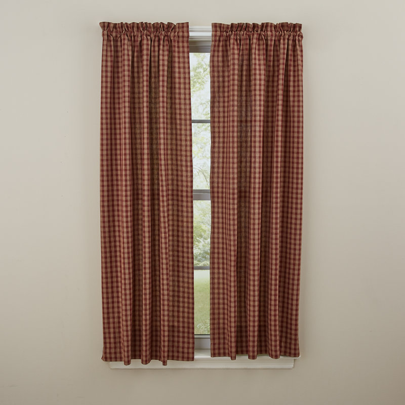 Panneaux de rideaux obscurcissants 100% coton avec passe-tringle